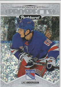 Lias Andersson 2018-19 Parkhurst Prominent Prospects card PP-19