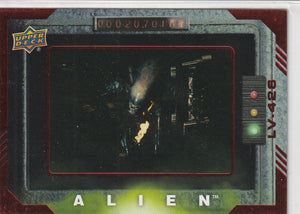 2017 Upper Deck Alien Movie card #56 Red Parallel #d 04/25