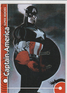 2013 Marvel Fleer Retro Sticker 6 of 25 Captain America