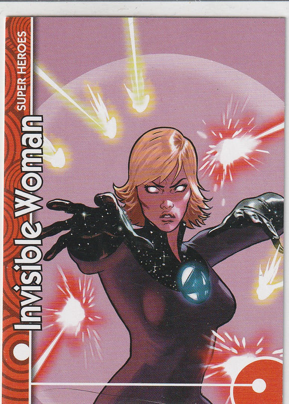 2013 Marvel Fleer Retro Sticker 2 of 25 Invisible Woman