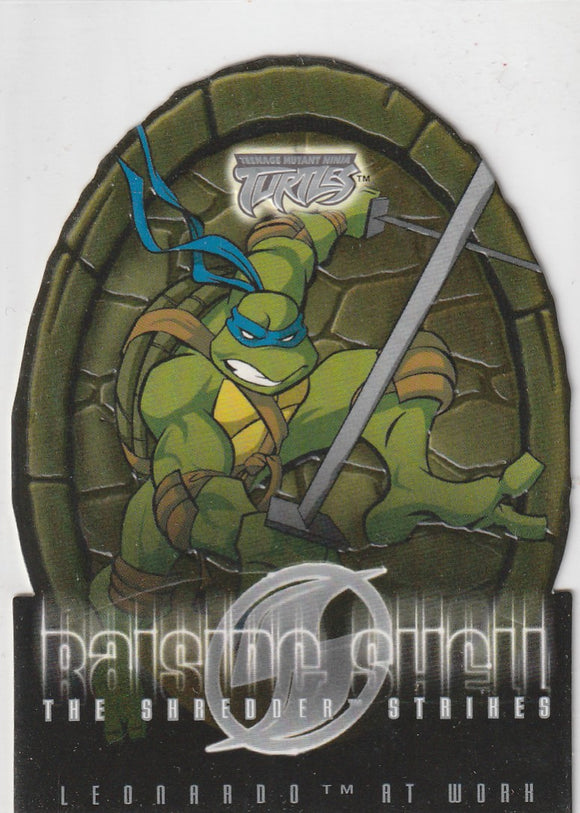 Teenage Mutant Ninja Turtles 2 The Shredder Strikes Raising Shell card 7 of 10 RS