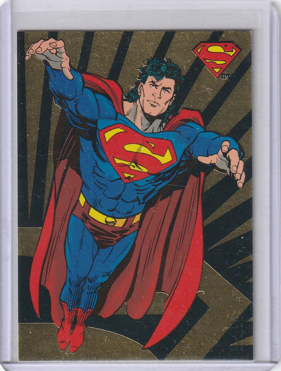 1993 Skybox The Return of Superman Gold Foil Insert card SP2 of 4