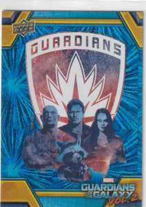 2017 Guardians Of The Galaxy Vol 2 Retail Blue Foil card RB-24 Guardians