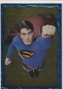 2006 Topps Superman Returns Movie Embossed Foil card #3 of 5
