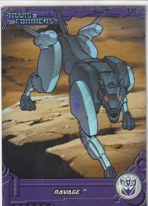 2013 Breygent Transformers Optimum Generation 1 Foil card TF11 Ravage