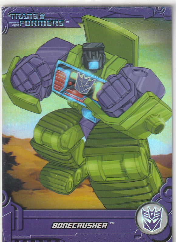 2013 Breygent Transformers Optimum Generation 1 Foil card TF14 Bonecrusher