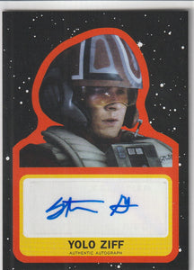 Star Wars Journey To The Rise of Skywalker Stefan Grube Autograph A-SG 26/50 Yolo Ziff