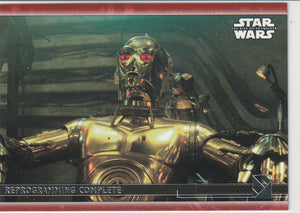 Star Wars The Rise of Skywalker Series 2 card 34 Red #d 016/199