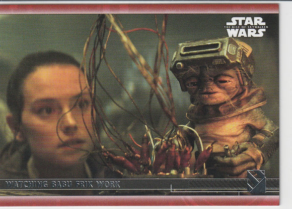 Star Wars The Rise of Skywalker Series 2 card 33 Red #d 041/199