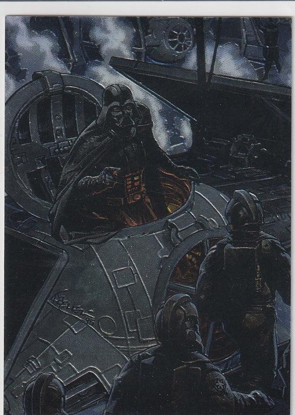 1996 Topps Star Wars Finest Promo card SWF2 Darth Vader