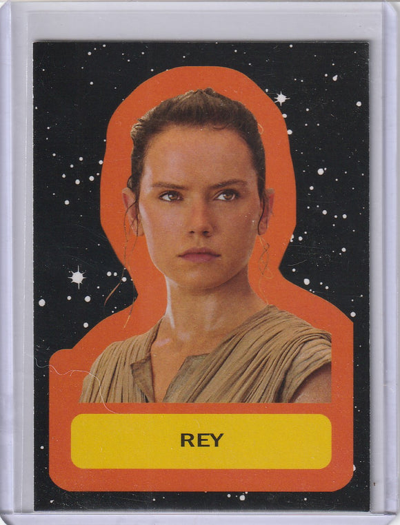 Star Wars Journey to The Last Jedi Character Retro Sticker #2 Rey