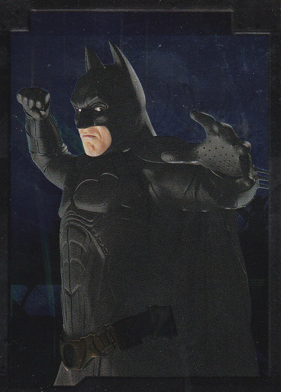 2005 Topps Batman Begins Embossed Foil Batman Insert card #3