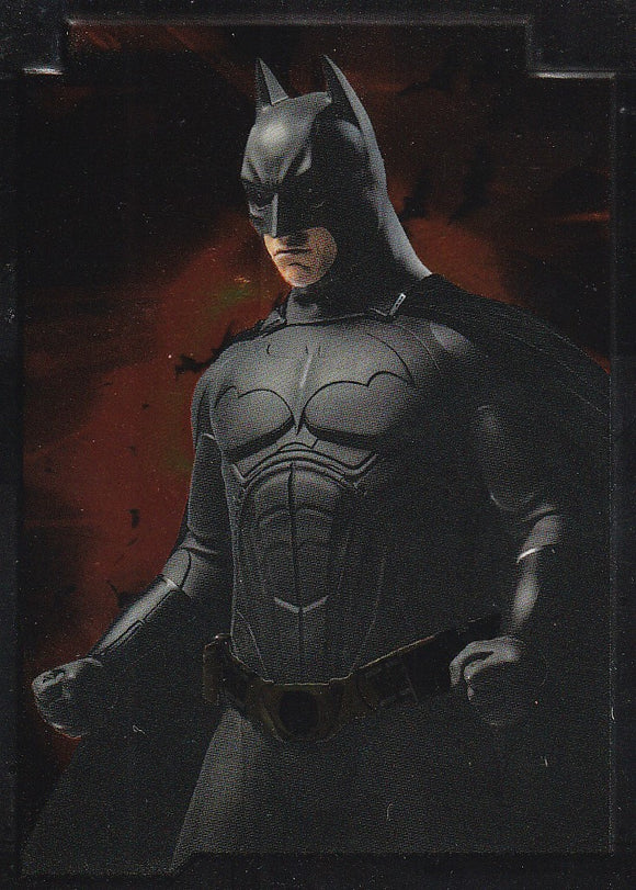 2005 Topps Batman Begins Embossed Foil Batman Insert card #2