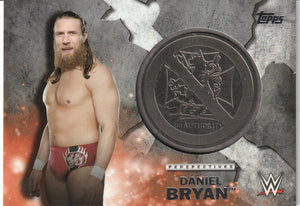 Daniel Bryan 2016 Topps WWE Medallion card #d 044/299