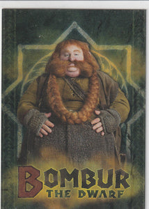 The Hobbit An Unexpected Journey Foil Character Biography card CB-15 Bombur