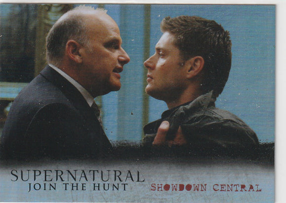 Supernatural Seasons 4 - 6 Locations card L12 Showdown Central Rainbow Foil Parallel