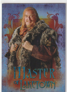 The Hobbit The Desolation Of Smaug Foil Character Biography card CB-25 Master of Laketown
