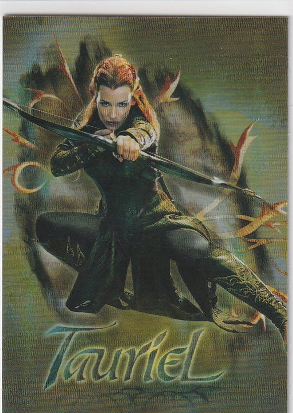The Hobbit The Desolation Of Smaug Foil Character Biography card CB-23 Tauriel