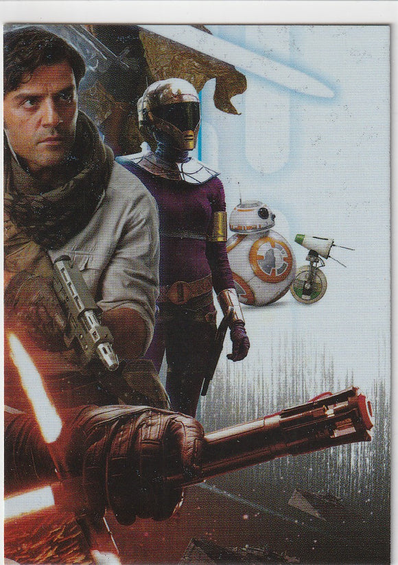2020 Topps Rise of Skywalker Series 2 Foil Puzzle card 6 of 9