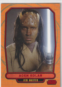 2012 Topps Star Wars Galactic Files Series 1 card #80 Red #d 01/35