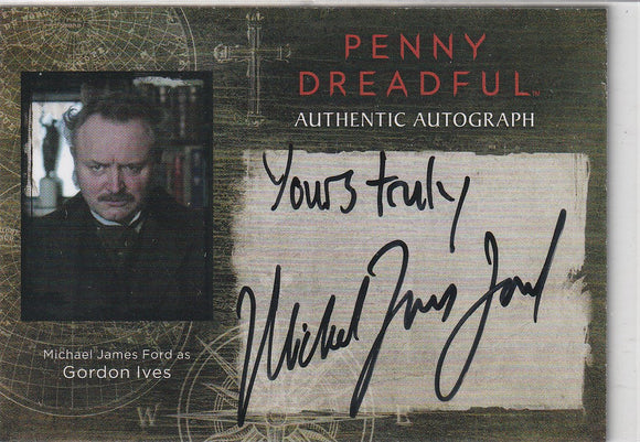 Penny Dreadful Season 1 Michael James Ford as Gordon Ives Autograph MF