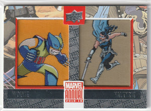 2018-19 Upper Deck Marvel Annual Wolvie Valkyrie Dual Patch PD4