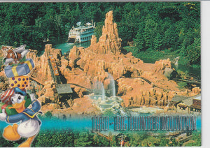 Walt Disney World 30th Anniversary card 1980 - Big Thunder Mountain