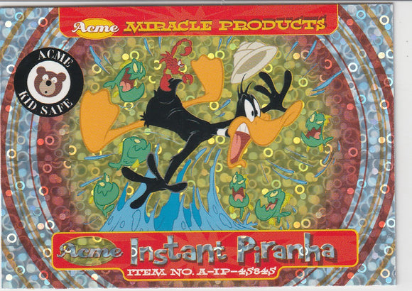 2003 Inkworks Looney Tunes ACME Miracle Products A-1 Instant Piranha