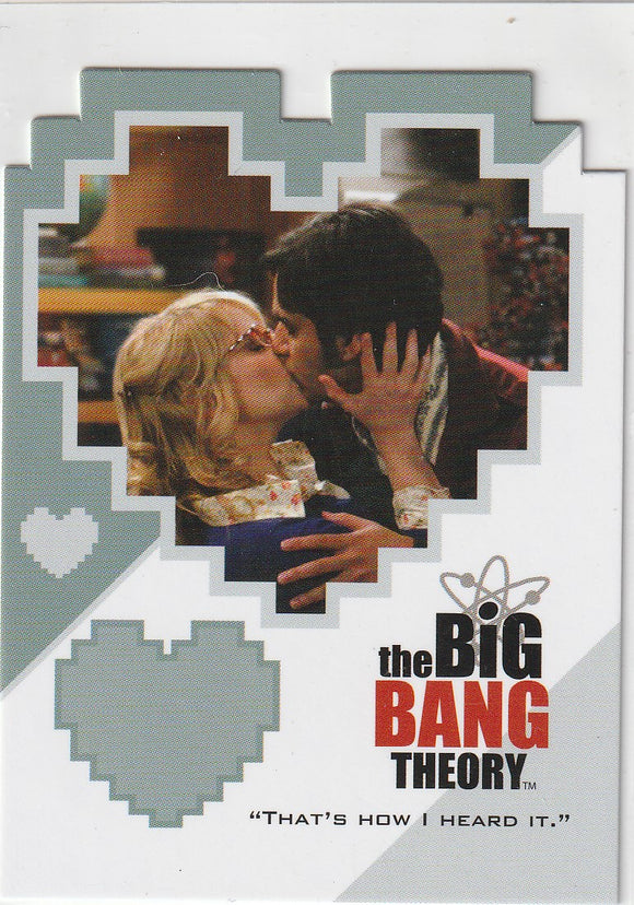 The Big Bang Theory Season 3 & 4 Duos Insert card CPL08 Bernadette and Raj
