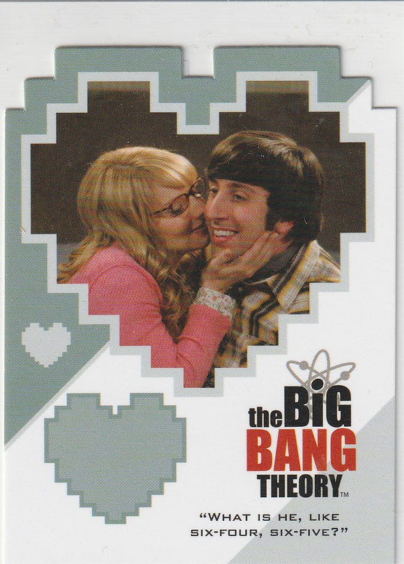 The Big Bang Theory Season 3 & 4 Duos Insert card CPL07 Howard and Bernadette . . . Again
