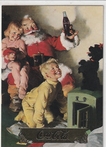 The Coca-Cola Collection Series 1 Santa card S-10 Things Go Better With Coke