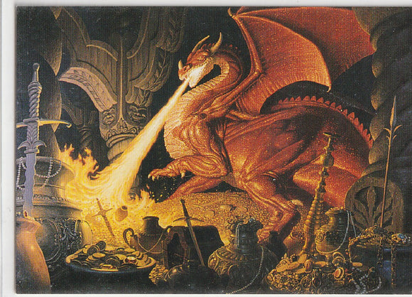 1994 Comic Images The Brothers Hildebrandt Creatures of Tolkien card 1 Smaug