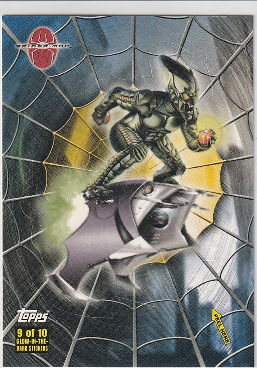 Topps Spider-Man Movie Cards Spider-Sense Glow Puzzle Sticker #9