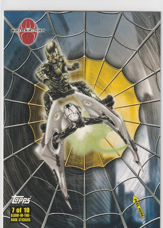 Topps Spider-Man Movie Cards Spider-Sense Glow Puzzle Sticker #7