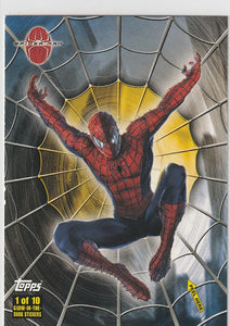 Topps Spider-Man Movie Cards Spider-Sense Glow Puzzle Sticker #1