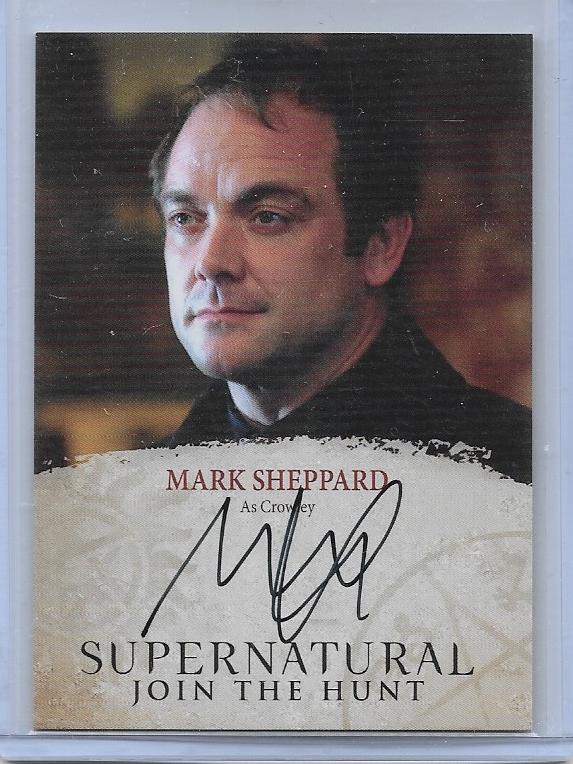 Supernatural Seasons 4-6 Mark Sheppard as Crowley Autograph card MS