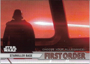 2020 Star Wars Chrome Perspectives Choose Your Allegiance First Order CF-4