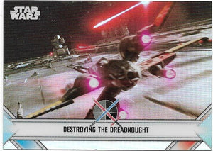 2020 Star Wars Chrome Perspectives Empire At War card EW-8 Destroying The Dreadnought