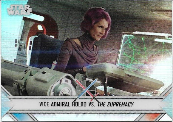 2020 Star Wars Chrome Perspectives Empire At War card EW-12 Holdo Vs