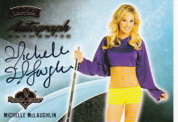 Michelle Mclaughlin 2014 Benchwarmer Hockey Autograph card #34