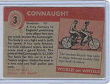 1953 Topps World on Wheels card #3 Connaught