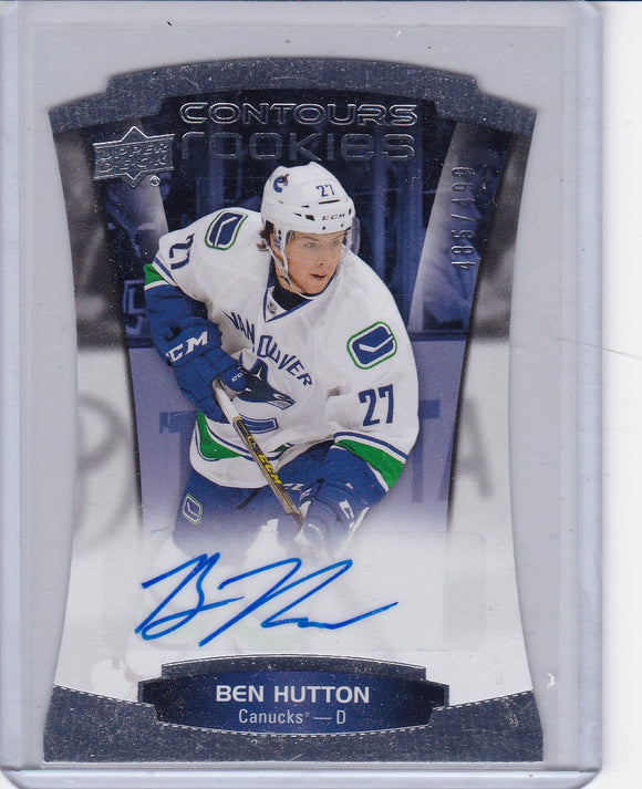 Ben Hutton 2015-16 Contours Autograph Rookie card 122 #d 485/499