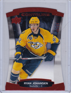 Ryan Johansen 2015-16 Contours card 132 Red parallel #d 45/99