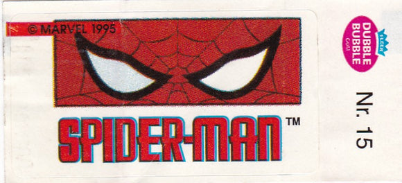 1995 Marvel Dubble Bubble Gum Spider-Man Stickers sticker # 15