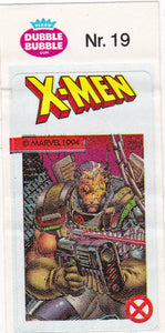1994 Marvel Dubble Bubble Gum X-Men Stickers sticker # 19 Cable