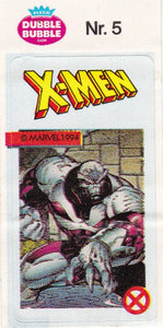 1994 Marvel Dubble Bubble Gum X-Men Stickers sticker # 5 Caliban