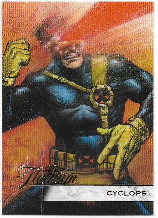 2019 Flair Marvel Flairium Tier 5 card 140 Cyclops