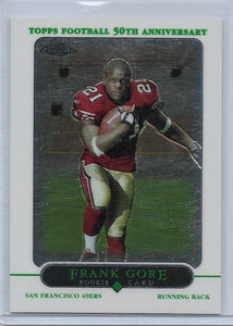 Frank Gore 2005 Topps Chrome Rookie card #177