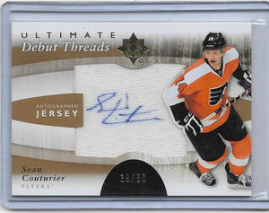 Sean Couturier 2011-12 Ultimate Debut Threads Autograph Rookie DT-SC /50