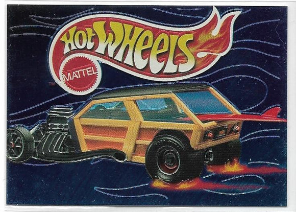 1999 Comic Images Hot Wheels Metal Tex Foil Promo card PR2
